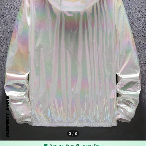 Cool Zip up hoodie jacket - Picture 2 of 3